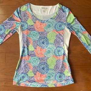 Reel Legends Reel-Tec Long Sleeve UV Sun Protection Fishing Top Size Small